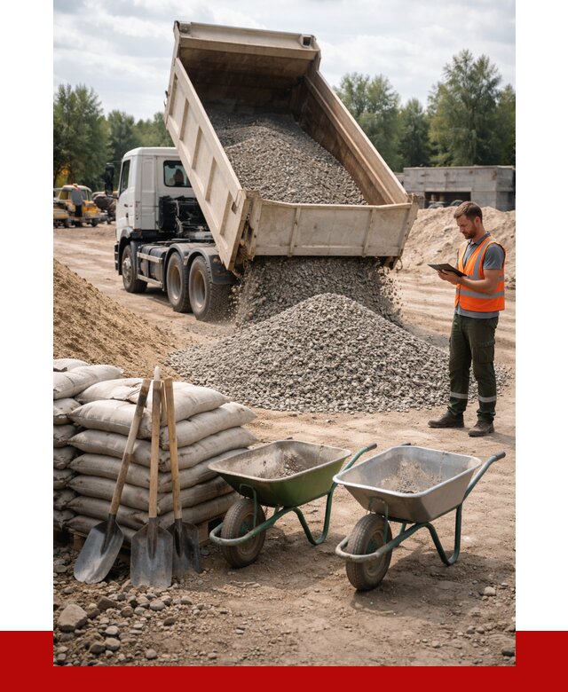 Доставка нерудных материалов в Угличе от 1250 руб. | ПРОНЕРУДГлч