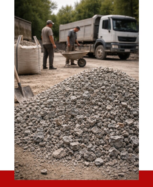 Гранитный щебень фракция 20-40 в Угличе от 3334 руб. ПРОНЕРУДГлч