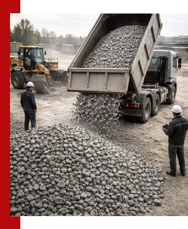 Доставка гранитного щебня фракции 20-40 в Угличе