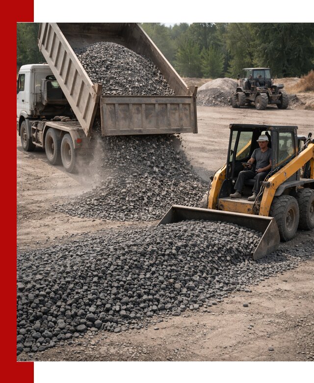 Гранитный щебень фракция 40-70 с доставкой в Угличе