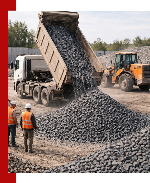 Доставка и продажа щебня габбро-диабаза в Угличе