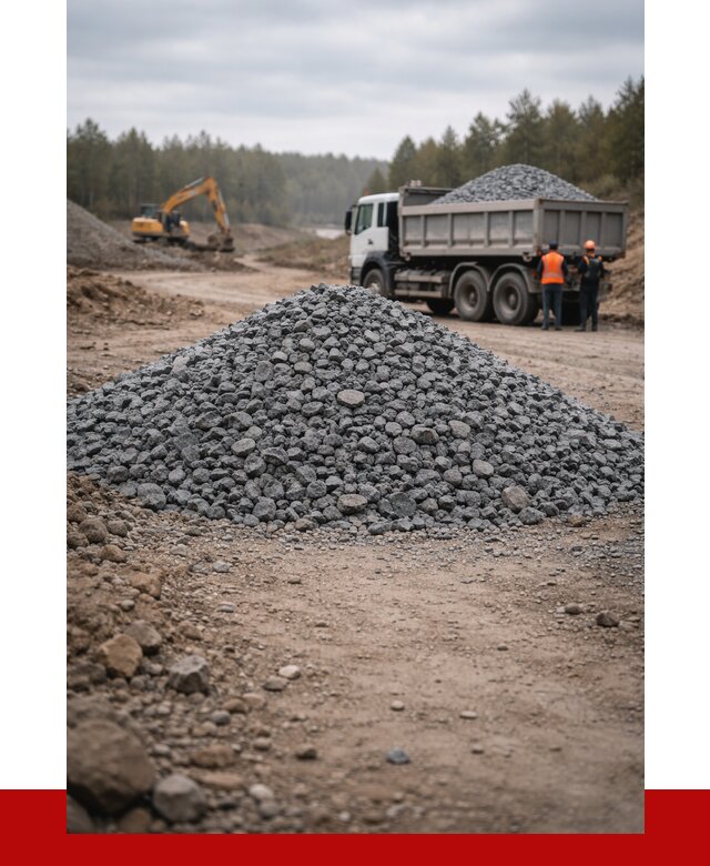 Щебень габбро диабаз фракция 40-70 в Угличе от 2292 р-ПРОНЕРУДГлч