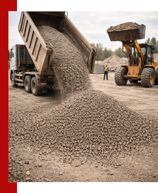 Гравийный щебень фракция 3–10 с доставкой в Угличе