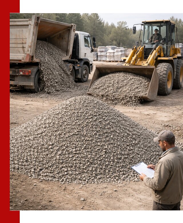 Гравийный щебень фракция 5–10 с доставкой в Угличе