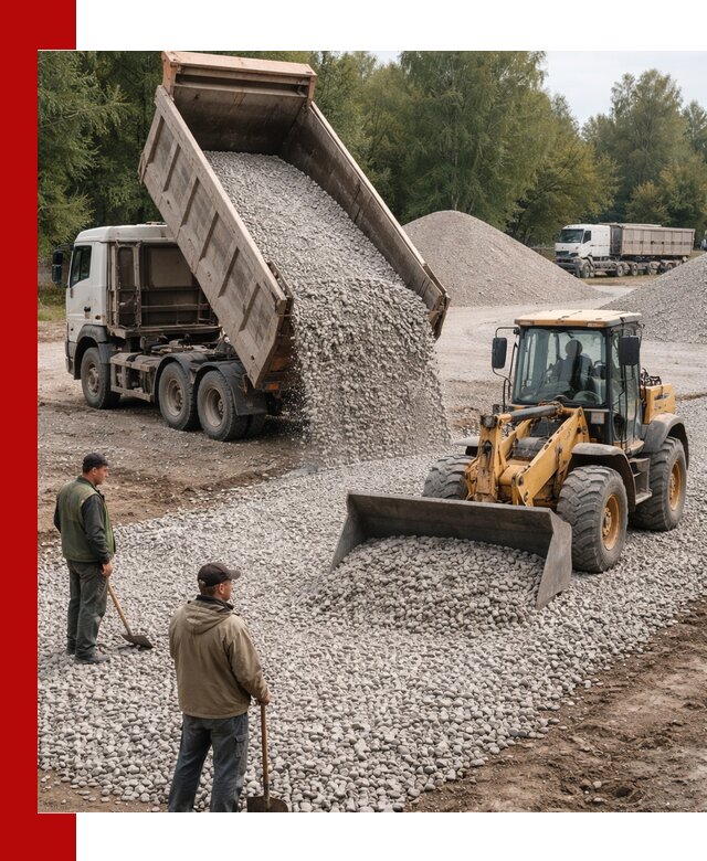 Купить гравийный щебень фракция 20-40 в Угличе с доставкой