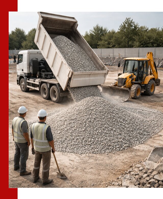 Купить известняковый щебень фракции 5–10 мм с доставкой в Угличе