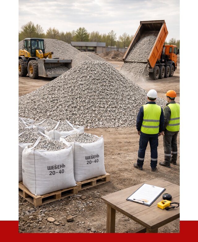 Известняковый щебень 20-40 в Угличе от 2188 р. ПРОНЕРУДГлч