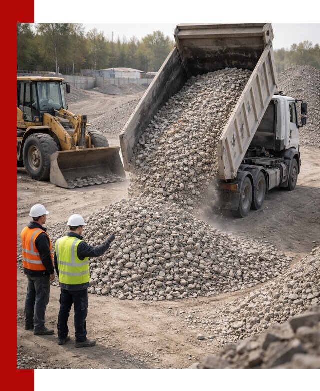 Вторичный щебень фракция 40–70 доставка в Угличе