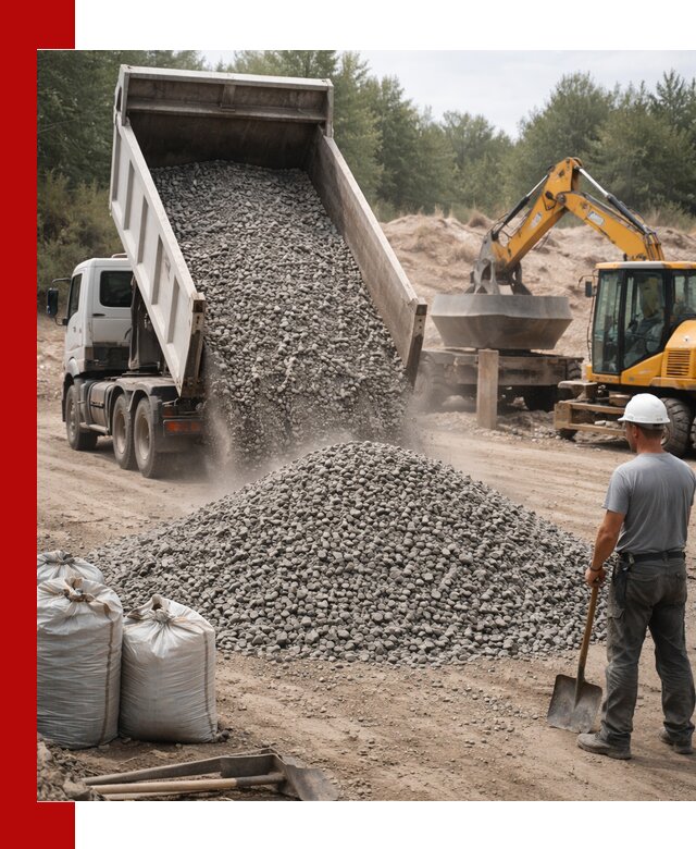 Доставка и продажа бетонного щебня в Угличе