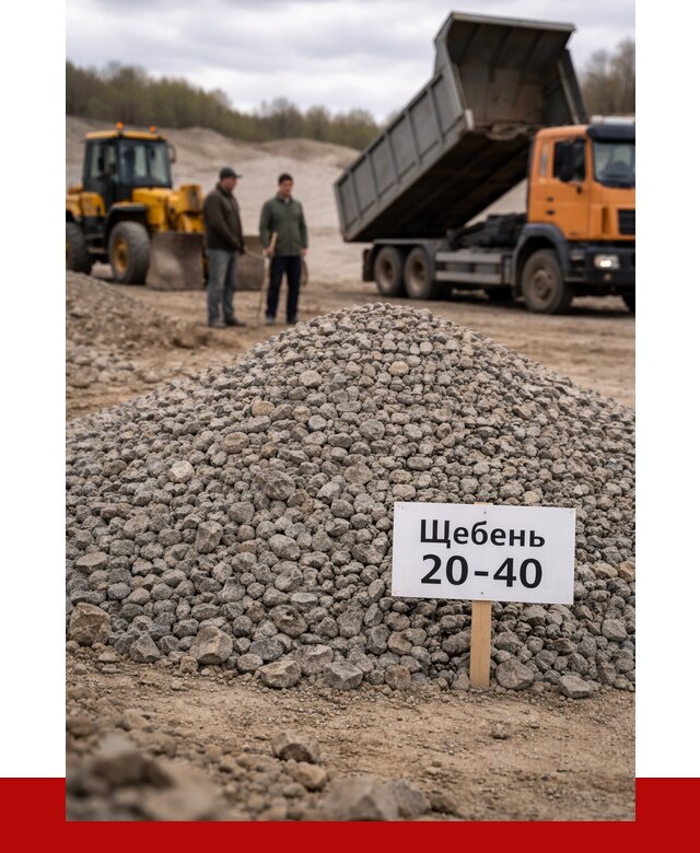 Бетонный щебень фракция 20-40 в Угличе от 2553 р. | ПРОНЕРУДГлч