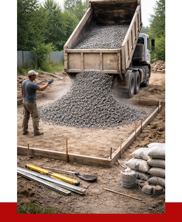 Купить щебень для фундамента в Угличе от 4689 р. | ПРОНЕРУДГлч