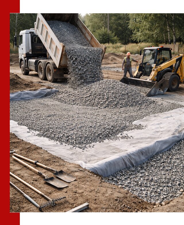 Щебень для фундамента с доставкой в Угличе