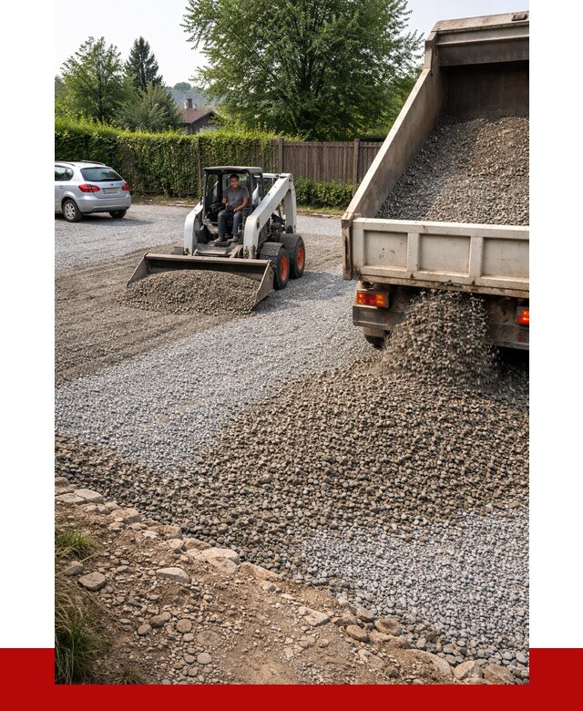 Щебень для парковки в Угличе с доставкой от 1250 р.| ПРОНЕРУДГлч