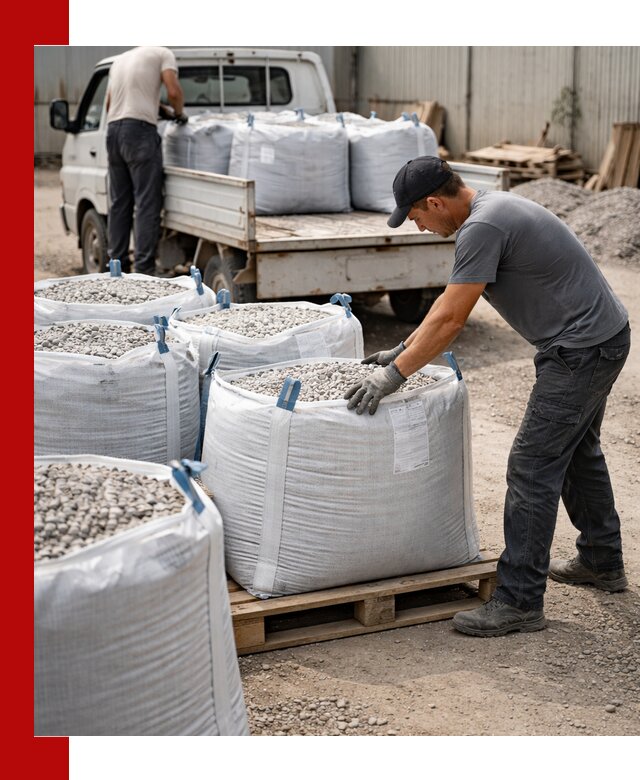 Доставка щебня в мешках по выгодным ценам в Угличе