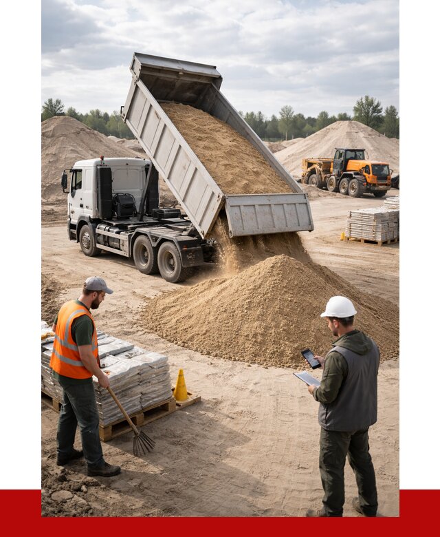 Карьерный песок с доставкой в Угличе от 3751 р. ПРОНЕРУДГлч