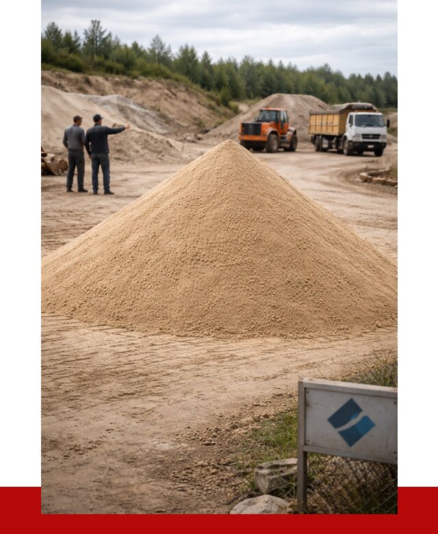 Карьерный песок навалом в Угличе от 1876 р. | ПРОНЕРУДГлч