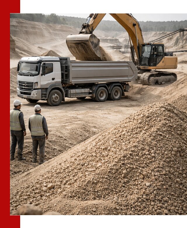 Карьерный крупнозернистый песок с доставкой в Угличе