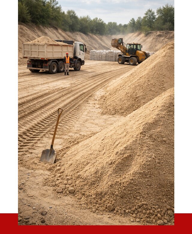 Карьерный песок мелкозернистый в Угличе от 9378 р. | ПРОНЕРУДГлч