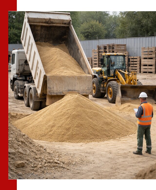 Доставка карьерного мелкозернистого песка в Угличе