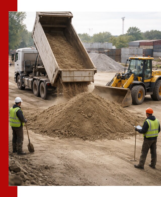 Доставка и продажа пескогрунта оптом и в розницу в Угличе