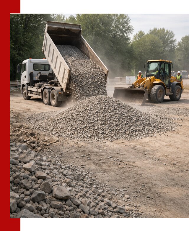 Гравий фракция 5–20 доставка в Угличе оптом и в розницу