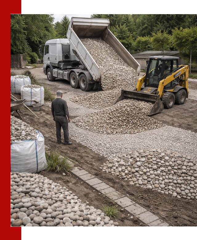 Доставка морской гальки оптом и в розницу в Угличе