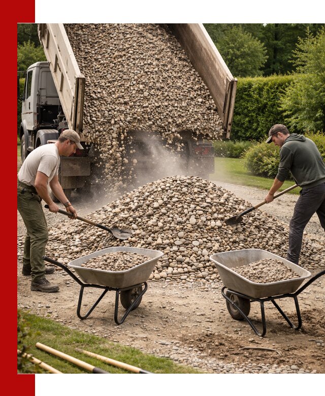 Доставка и продажа декоративной гальки в Угличе