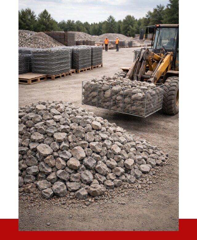 Камень для габионов фракция 70-150 в Угличе от 4376 р. | ПРОНЕРУДГлч