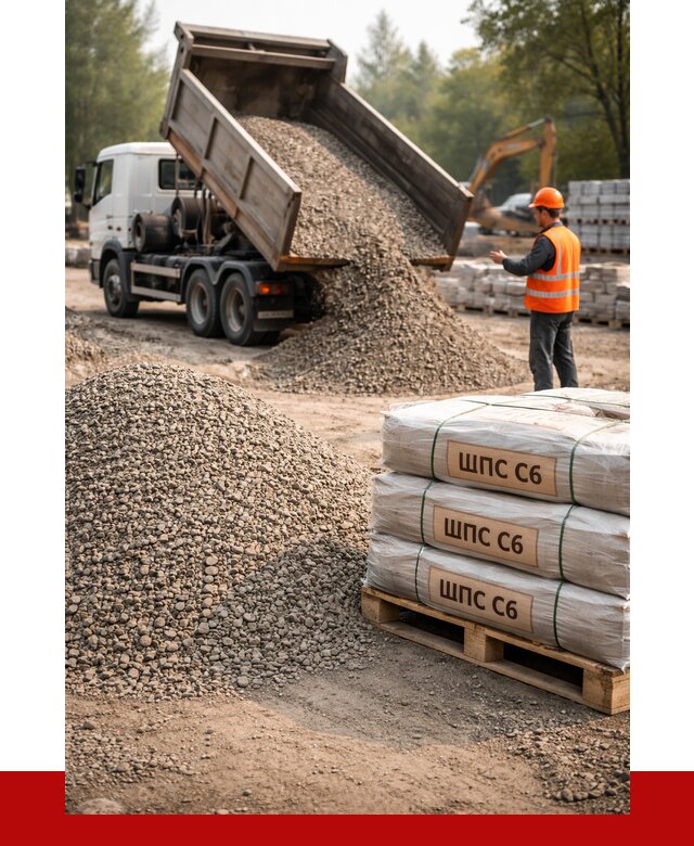 ЩПС С6 в Угличе с доставкой от 2292 р. за куб | ПРОНЕРУДГлч