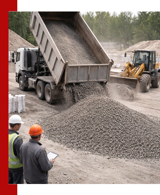 Доставка и продажа гранитного отсева 0-10 в Угличе