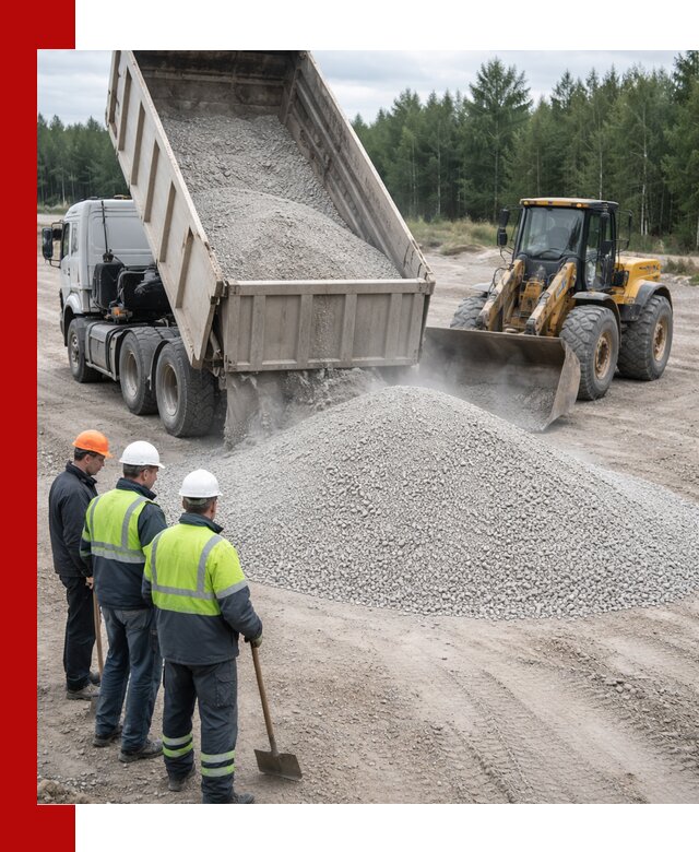 Известняковый отсев 0-5 доставка в Угличе быстро и выгодно