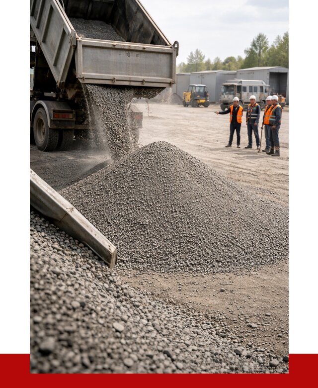 Гравийный отсев 0-5 в Угличе от 1250 р. с доставкой | ПРОНЕРУДГлч