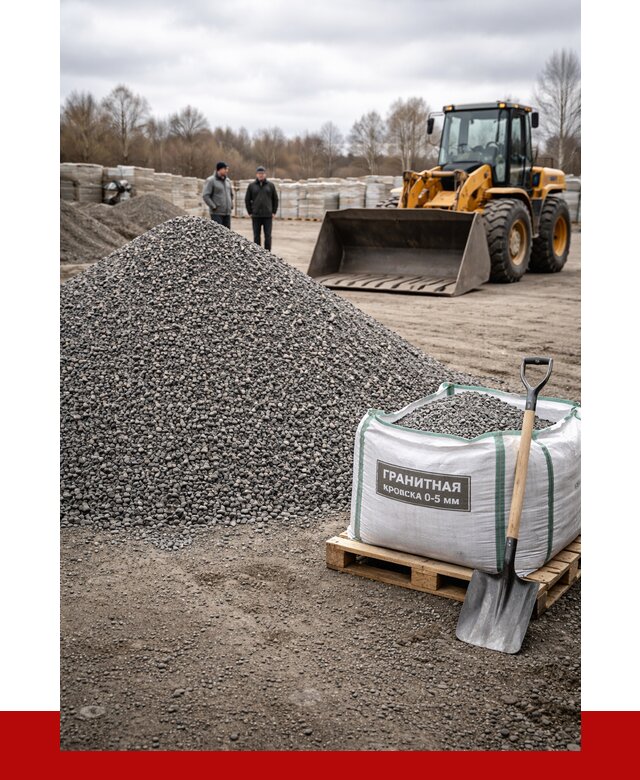 Купить гранитную крошку в Угличе от 5002 р. с доставкой | ПРОНЕРУДГлч