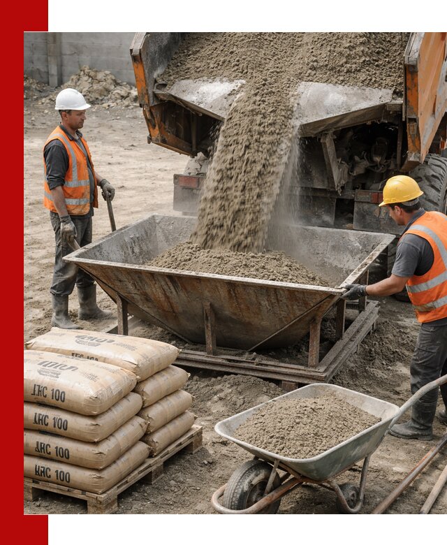 Доставка цементно-песчаной смеси М100 в Угличе