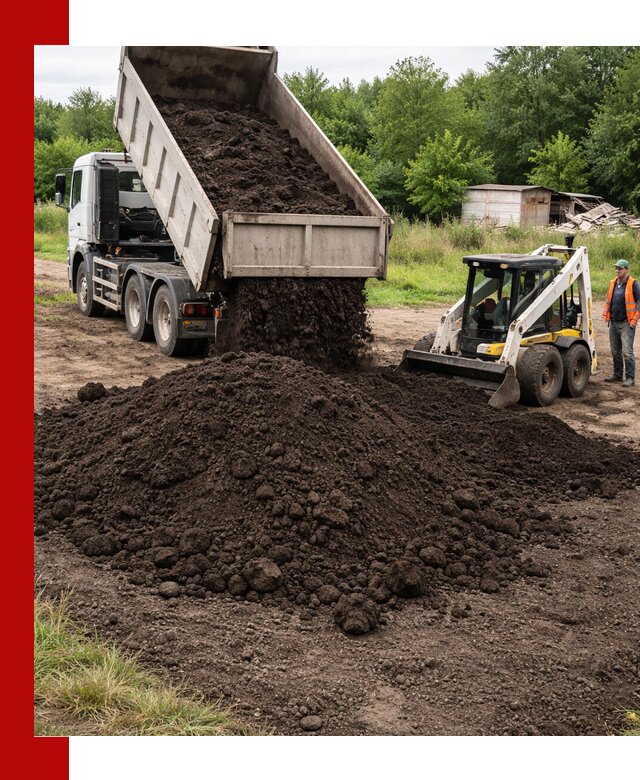 Поставка плодородной земли с доставкой самосвалом в Угличе