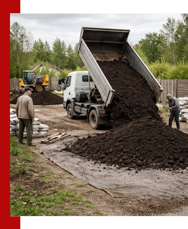 Доставка качественного почвогрунта в Угличе оптом и в розницу