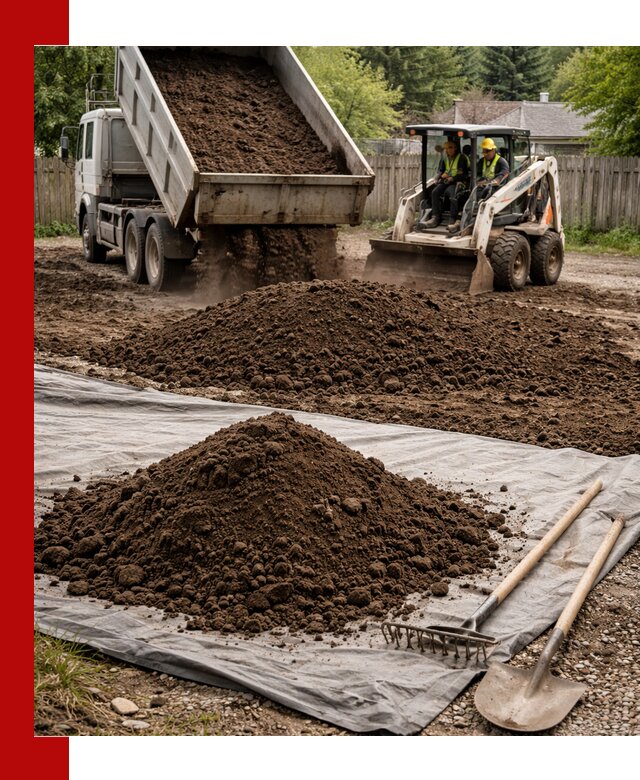 Грунт для отсыпки участка с доставкой в Угличе