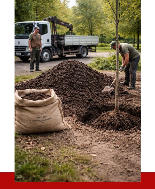 Грунт для посадки деревьев в Угличе от 1250 р. | ПРОНЕРУДГлч