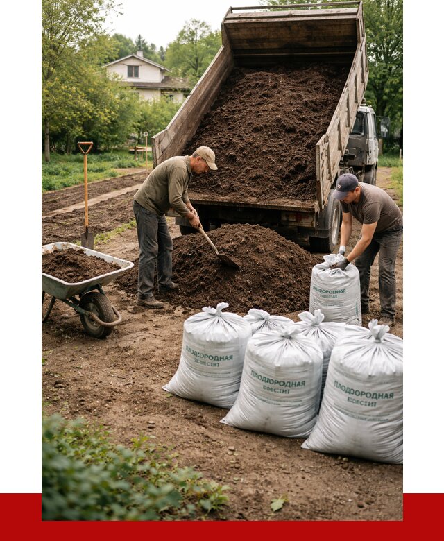 Плодородная смесь в Угличе от 4376 р./куб с доставкой | ПРОНЕРУДГлч