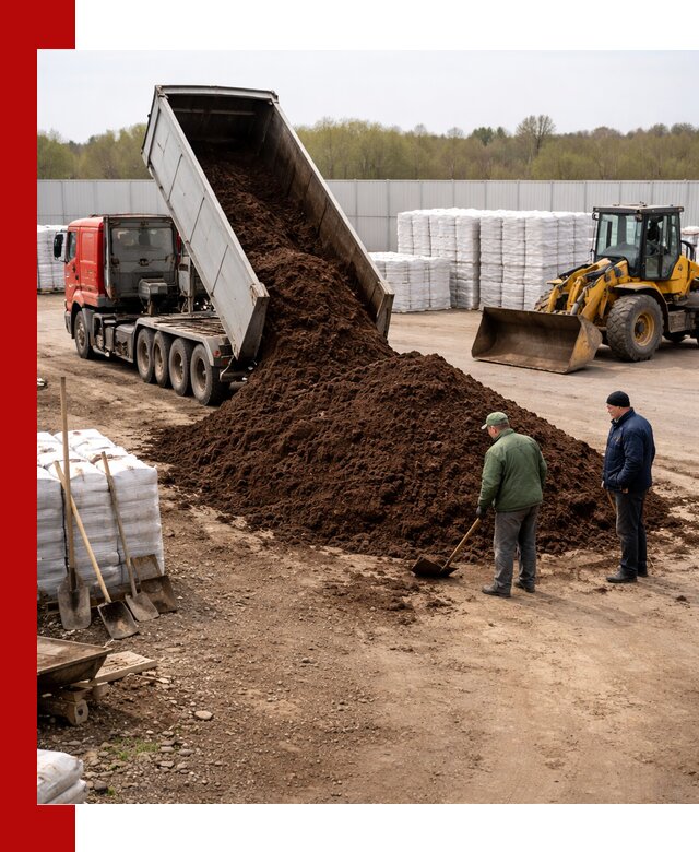 Доставка торфяных смесей оптом и в розницу в Угличе