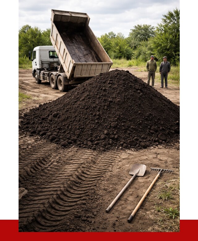 Купить чернозем навалом в Угличе от 1250 р. за куб | ПРОНЕРУДГлч