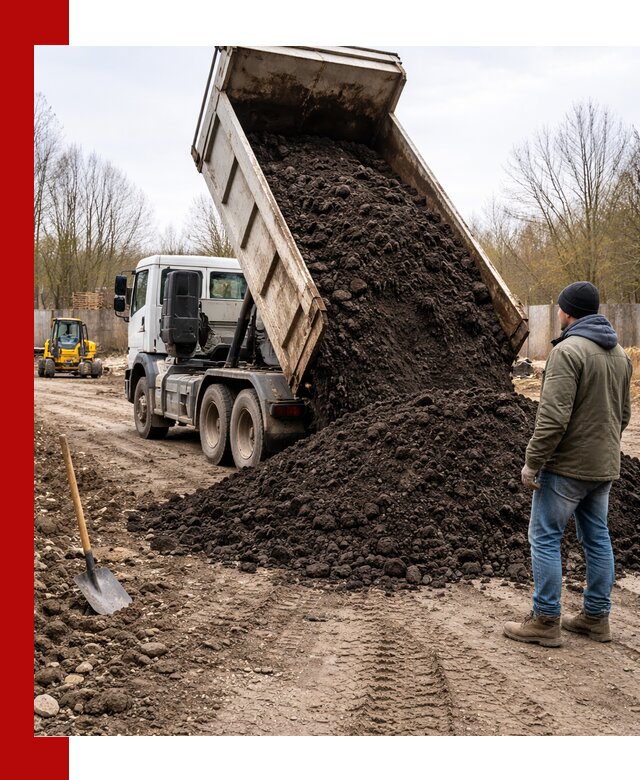 Доставка чернозема навалом в Угличе быстро и выгодно