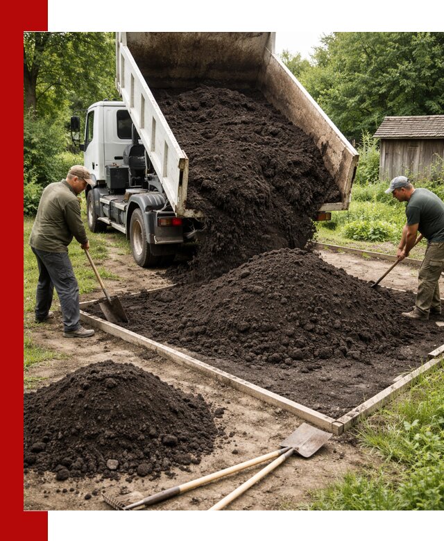 Купить чистый чернозем для огорода с доставкой в Угличе