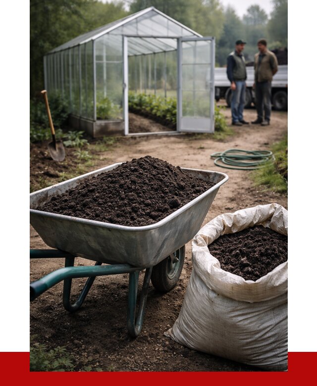 Чернозем для теплицы в Угличе с доставкой от 1563 р. | ПРОНЕРУДГлч