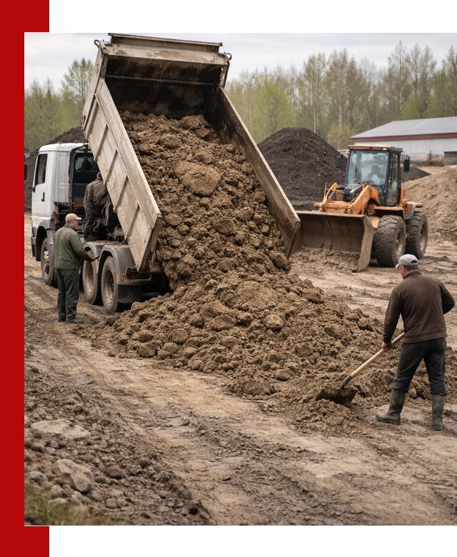 Доставка глин и суглинков в Угличе оптом и вкрай