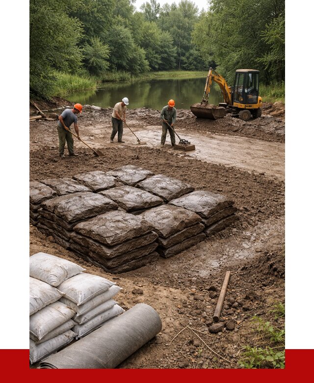 Купить глину для пруда в Угличе от 4689 р. с доставкой | ПРОНЕРУДГлч