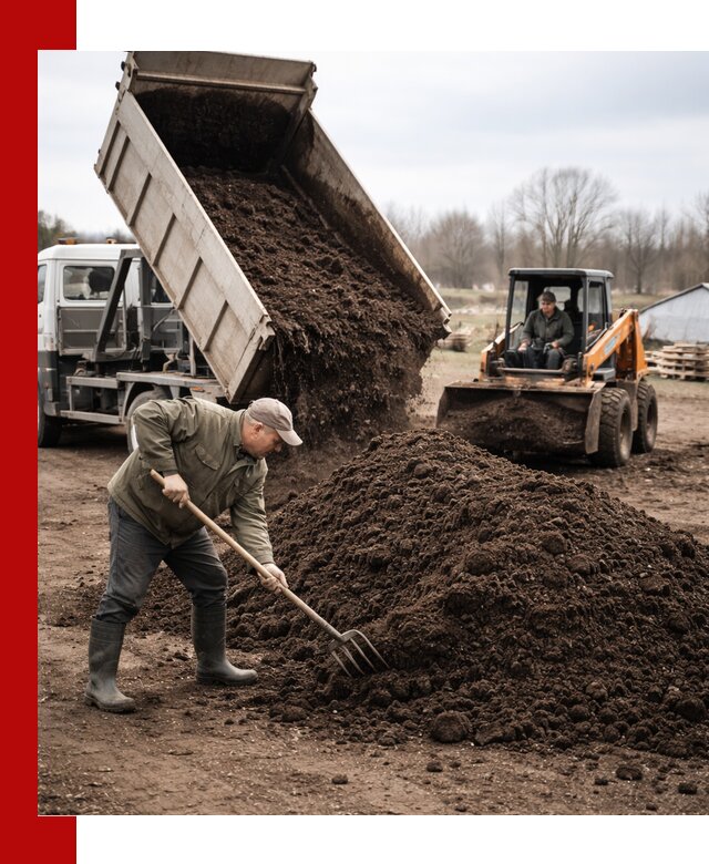 Доставка и продажа перегноя в Угличе быстро и дешево