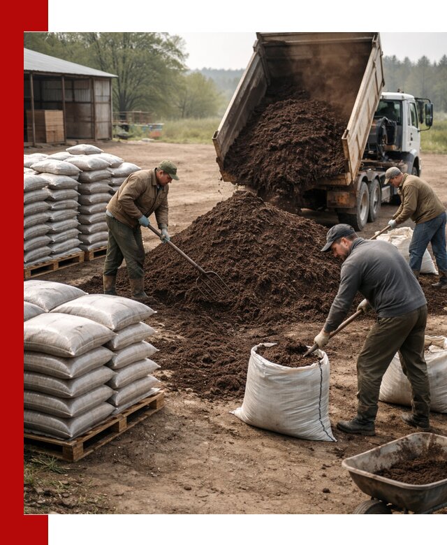 Доставка компоста оптом и в розницу в Угличе