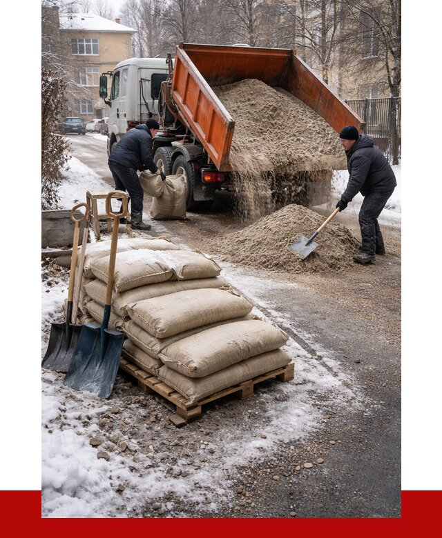 Противогололедные материалы оптом в Угличе от 4376 р. | ПРОНЕРУДГлч