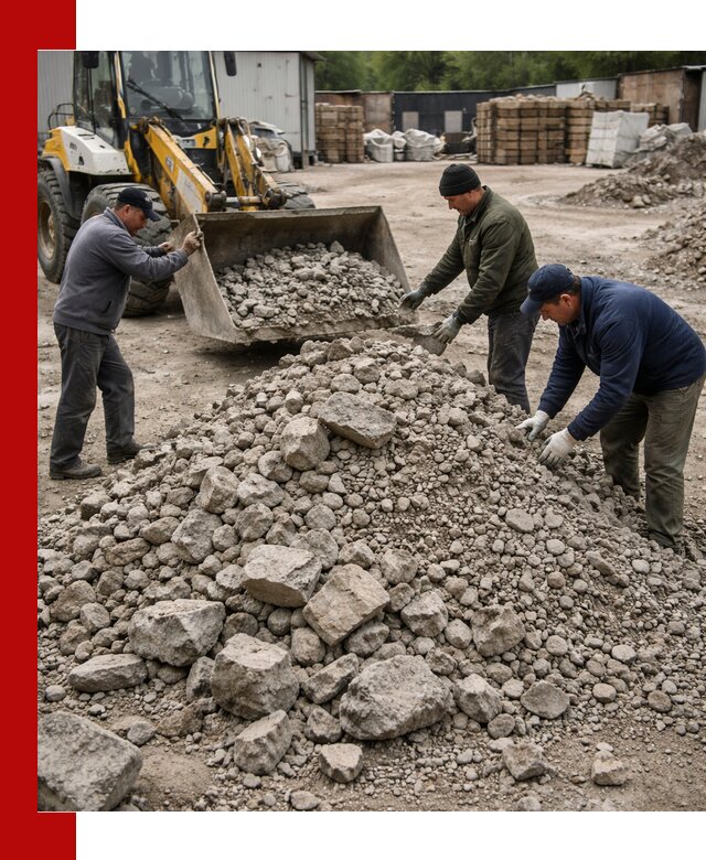 Демонтаж и вывоз бой бетона в Угличе